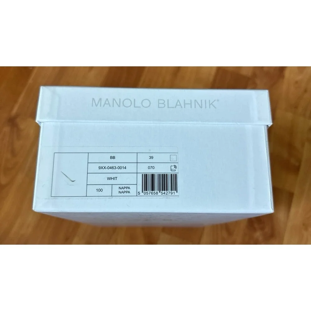 Manolo Blahnik empty shoe box